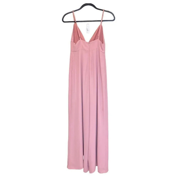 FAME AND PARTNERS Pink Jumpsuit Spaghetti Strap Flowy - Picture 3 of 9